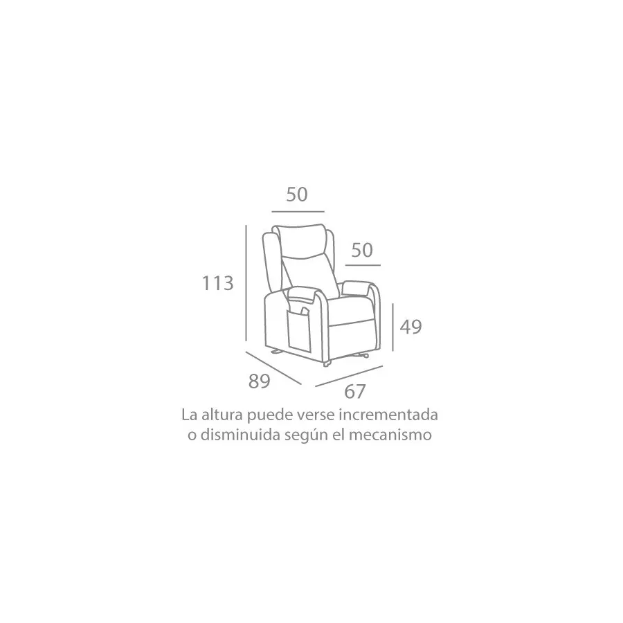 Sillon Venecia en Muebledescanso.com