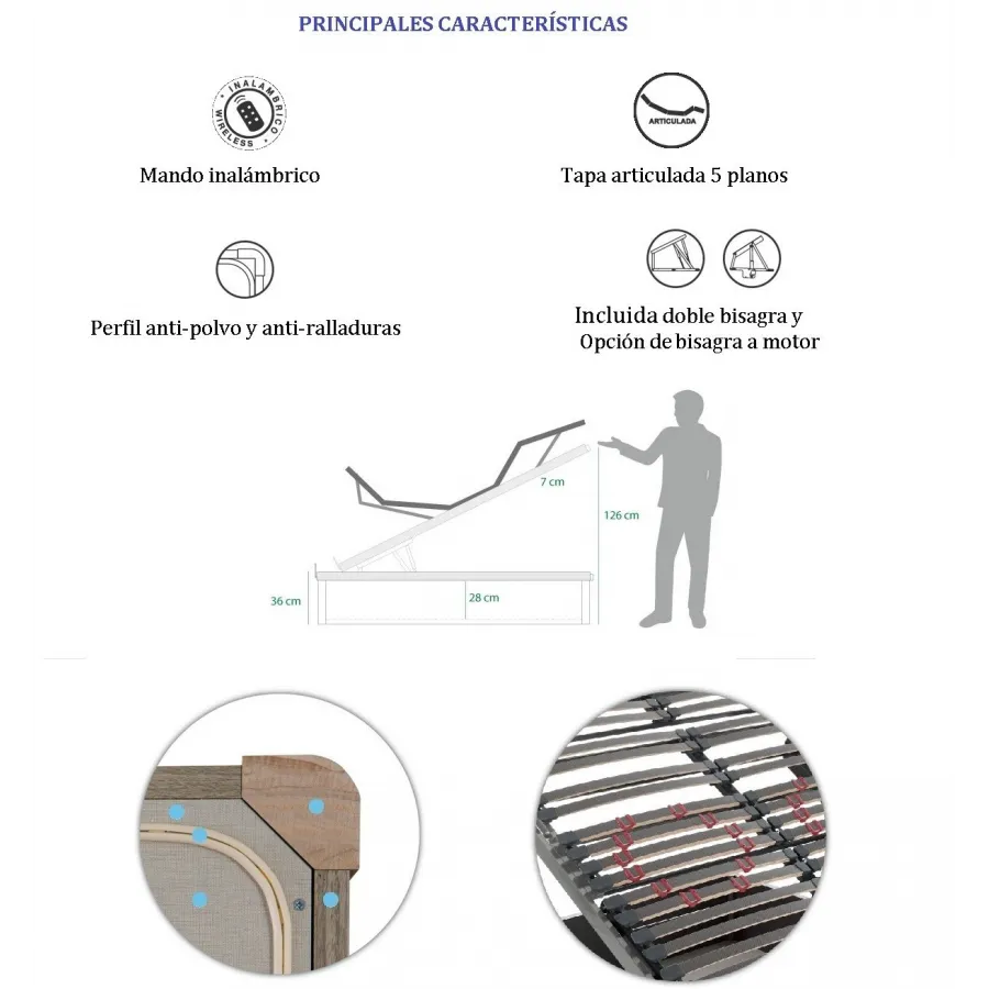 Canapé Koala Confort  Articulado 1 cuerpo