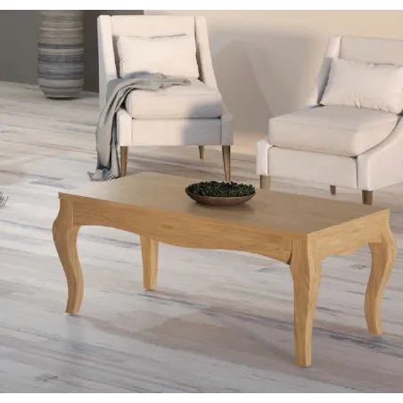 MESA CENTRO ISABELINA FIJA O ELEVABLE EN MUEBLEDESCANSO.COM modelo Castilla