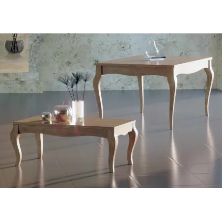 MESA CENTRO ISABELINA FIJA O ELEVABLE EN MUEBLEDESCANSO.COM modelo Castilla