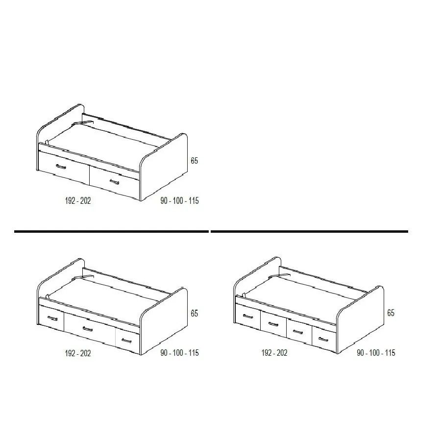 Nido con cama supletoria 105
