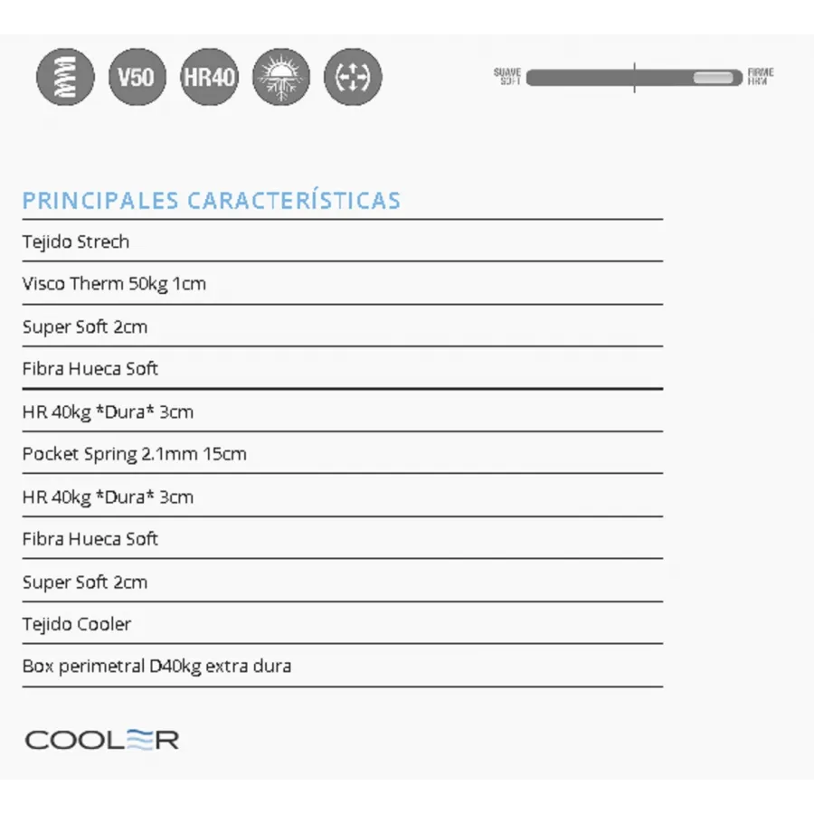 COLCHÓN SOLID FIRM DE KARIBIAN
