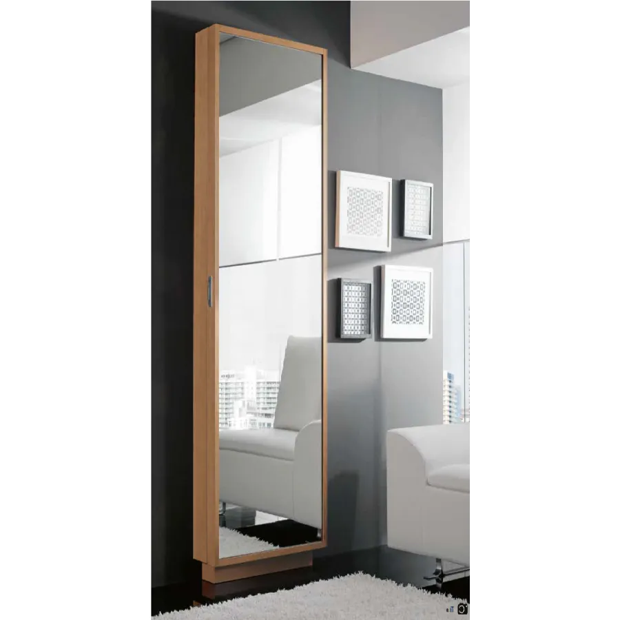 Entradita zapatero con puerta y espejo 53