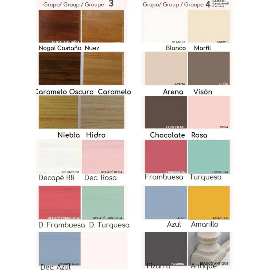 APARADOR NATURA MADERA MODERNO CON COLORES Y MEDIDAS A ELEGIR