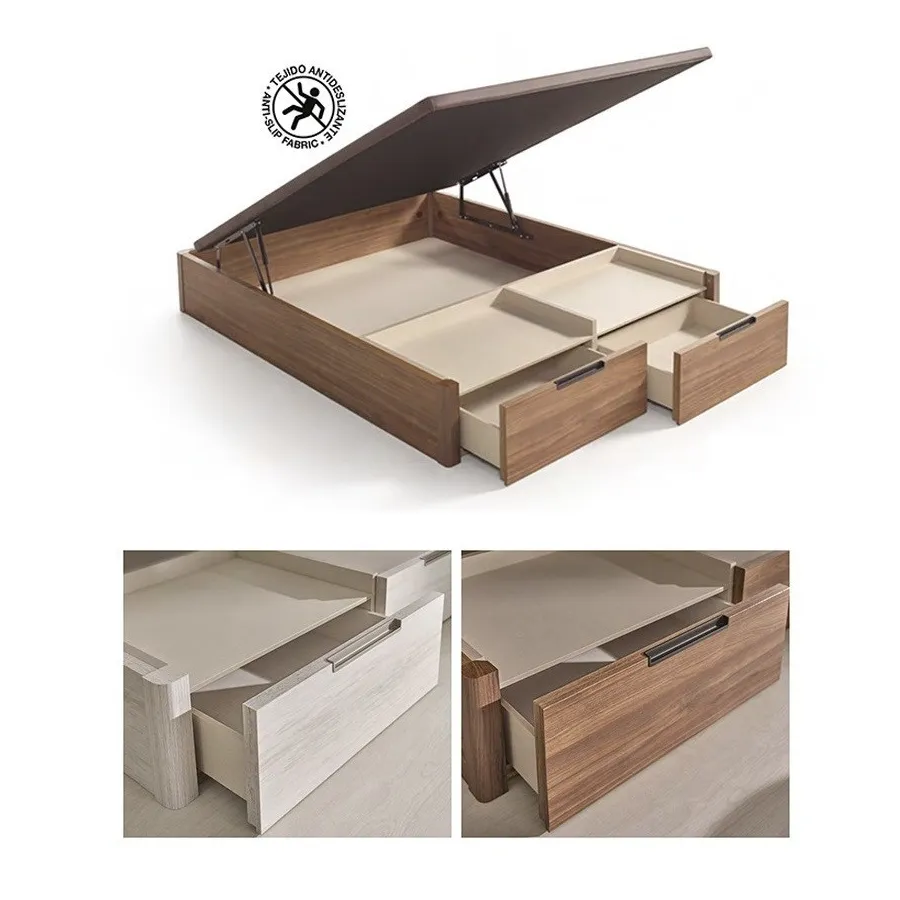 Canapé Koala Drawer Gap con cajones de freno king size