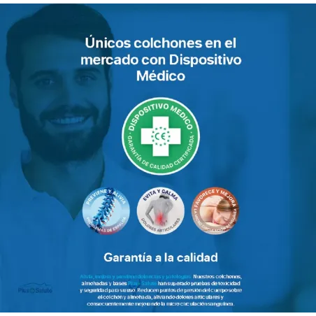 Colchón Benessere Cachemir Plus Salute