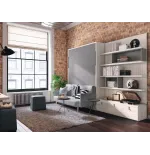 Cama abatible vertical con sofá f43