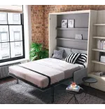 Cama abatible vertical con sofá f43