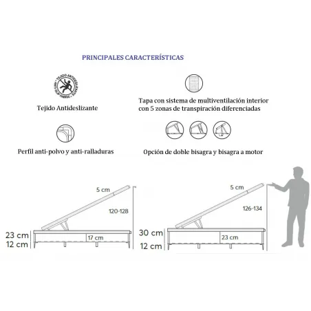 Canapé Koala Nice Gap 3D pata metálica