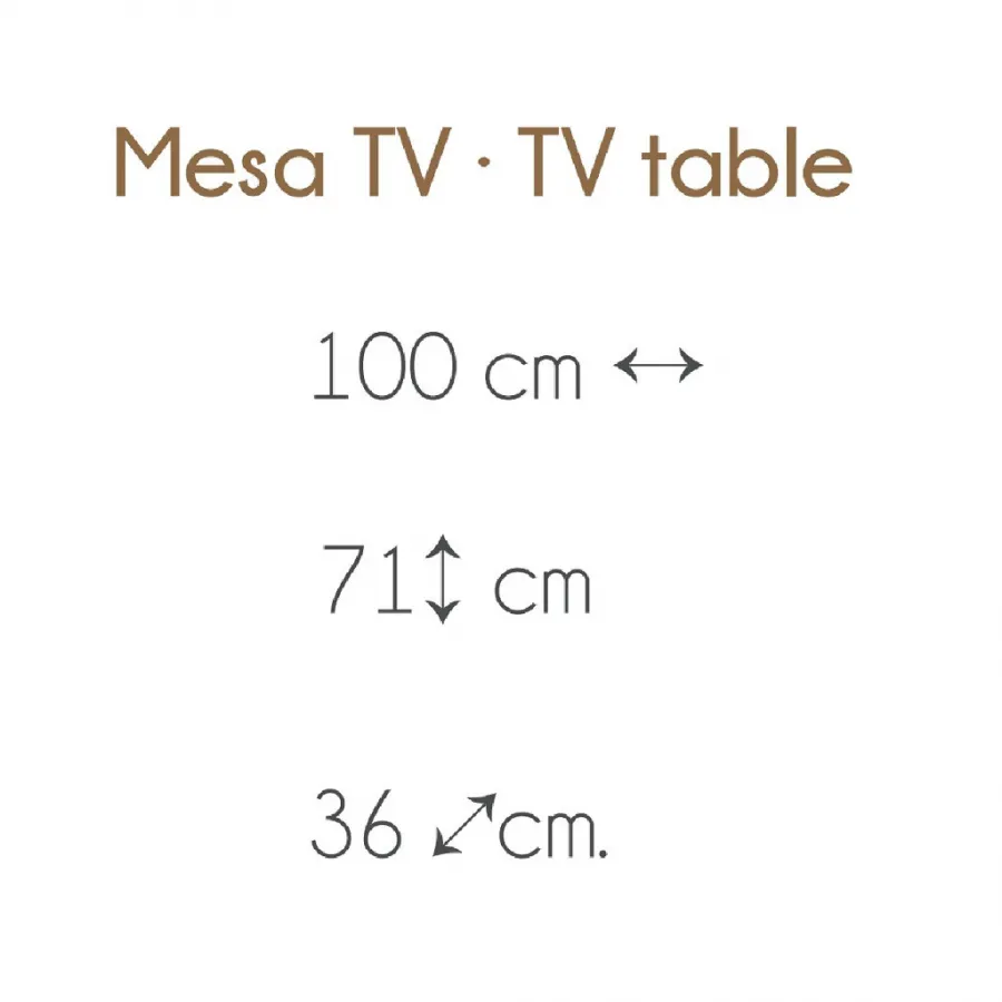 Mesa centro elevable cajones