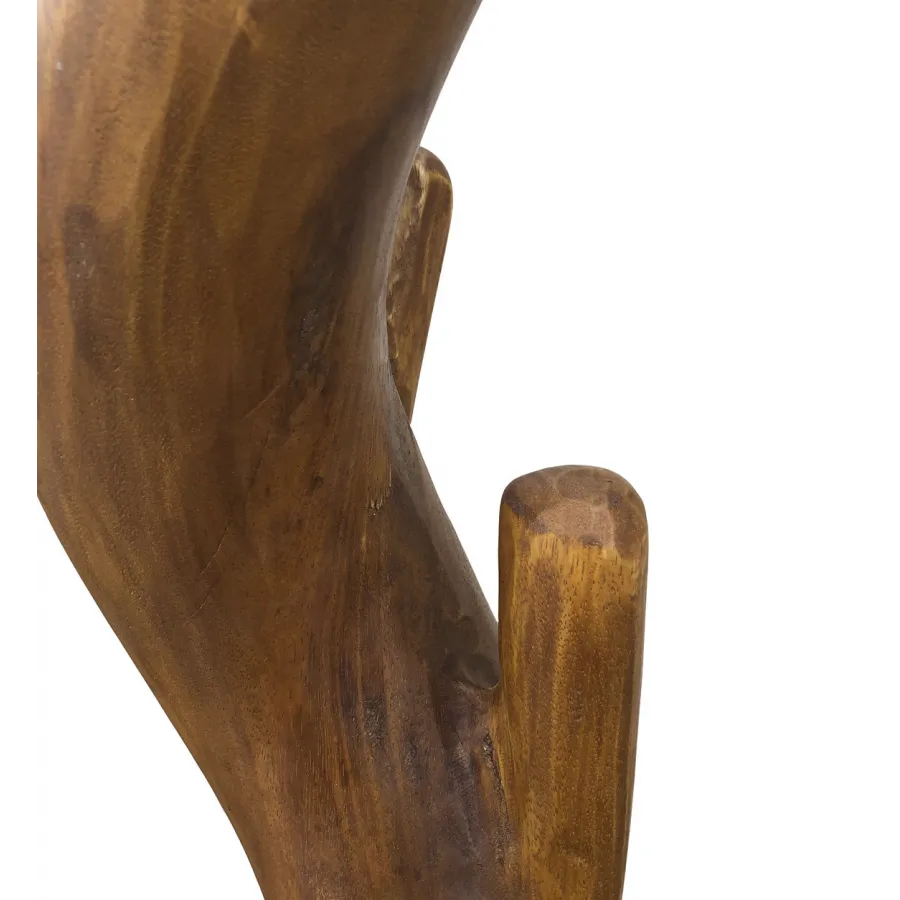 PERCHERO DOBLE TRONCO NATURAL Suar