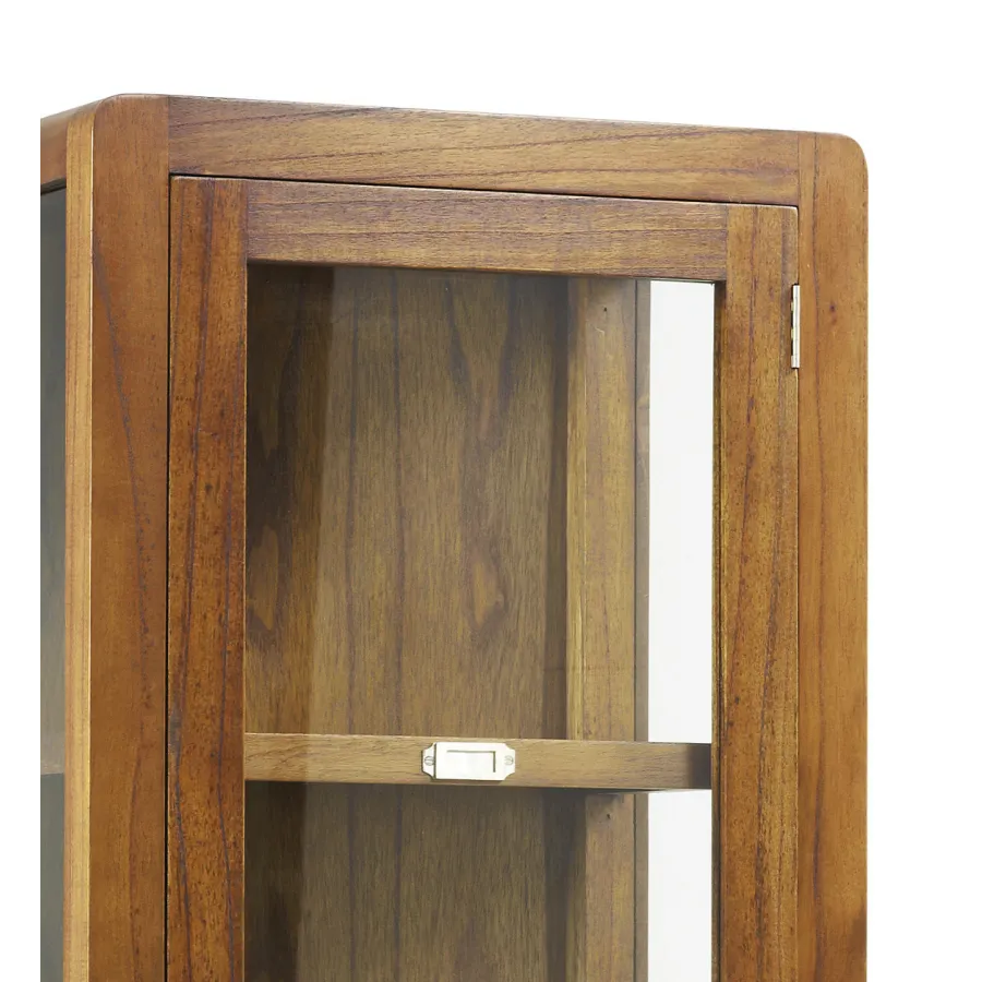 VITRINA FLASH 3 CAJONES 2 PUERTAS 2 ESTANTES en madera mindi