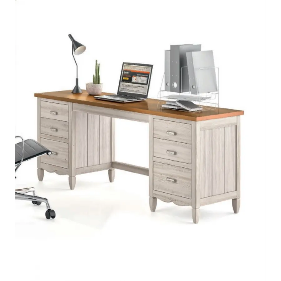 Escritorio Amberes 160/210 con dos cajoneras