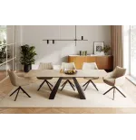 Mesa de comedor extensible keramik Eliot Cattelan en Mueblesguadalhorce.es