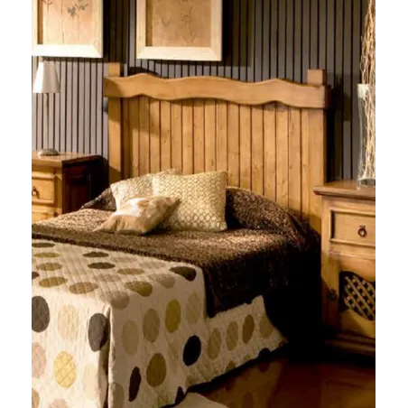 Cabecero individual RUSTICO MADERA MACIZA