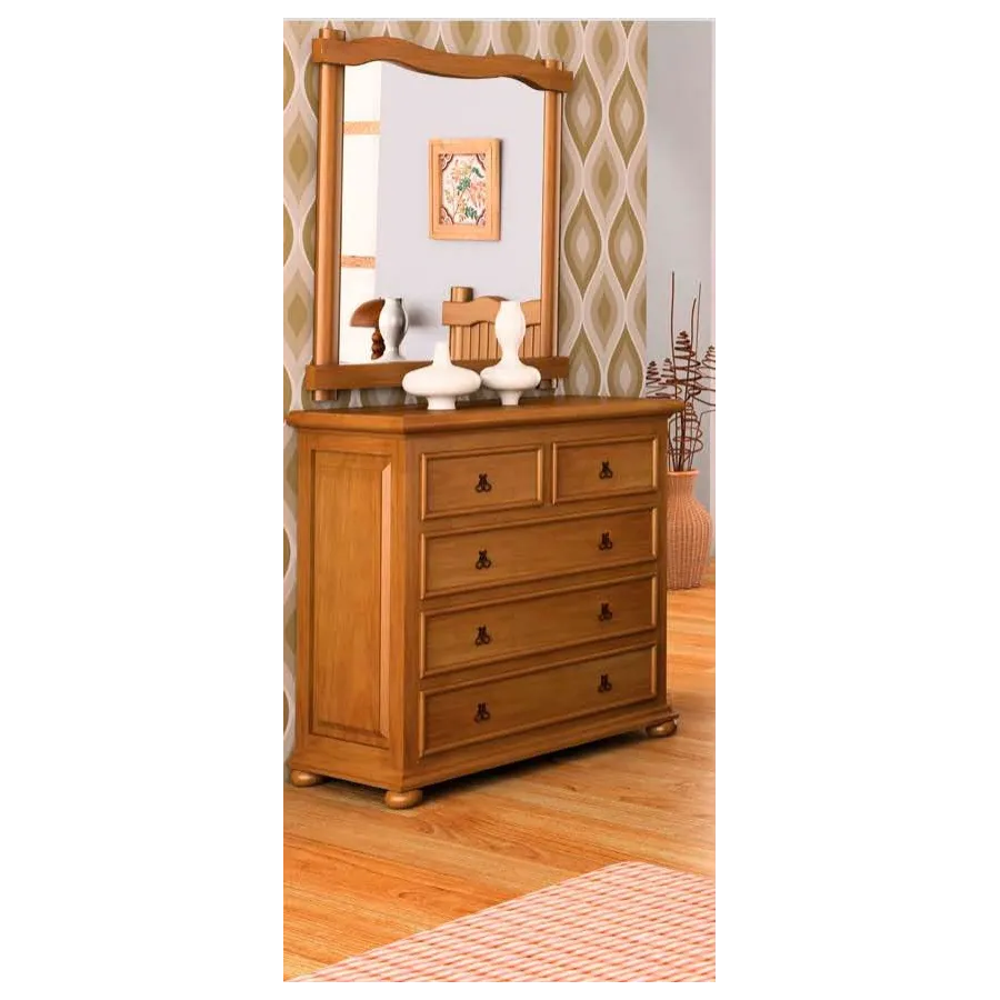 Dormitorio Mexicano matrimonio MADERA MACIZA