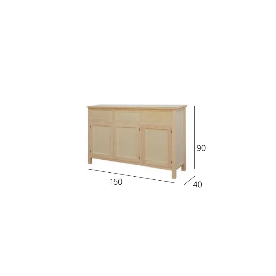 Aparador madera 150 cm. colonial