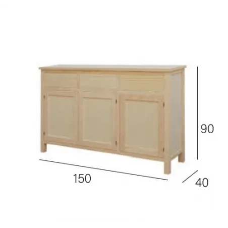 Aparador madera 150 cm. colonial