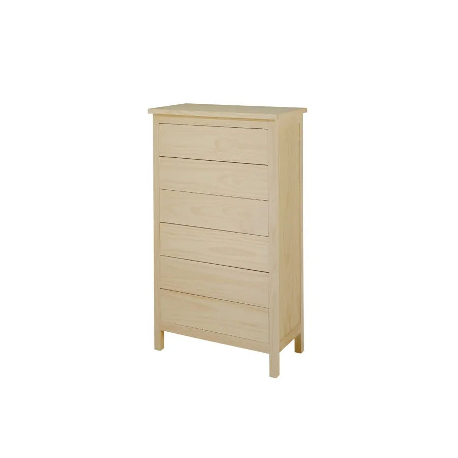 Mesita de noche madera un cajón con patas