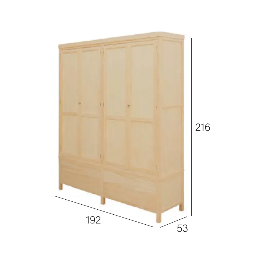 Cómoda madera 3 caj patas