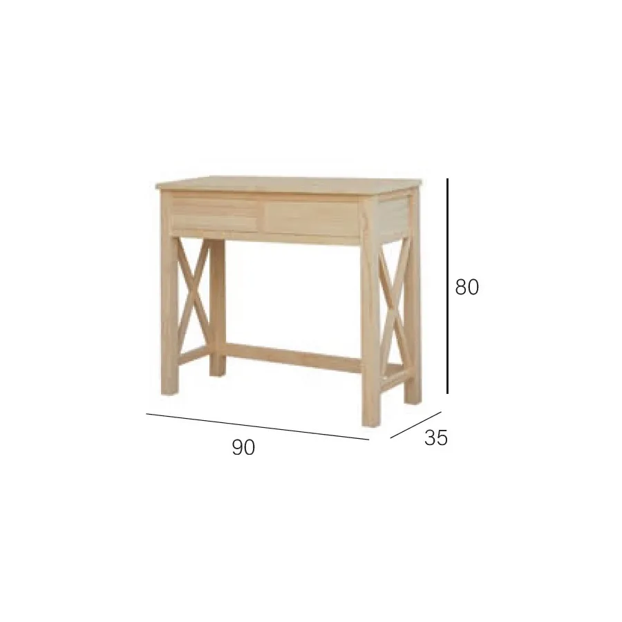 Cómoda madera 3 caj patas