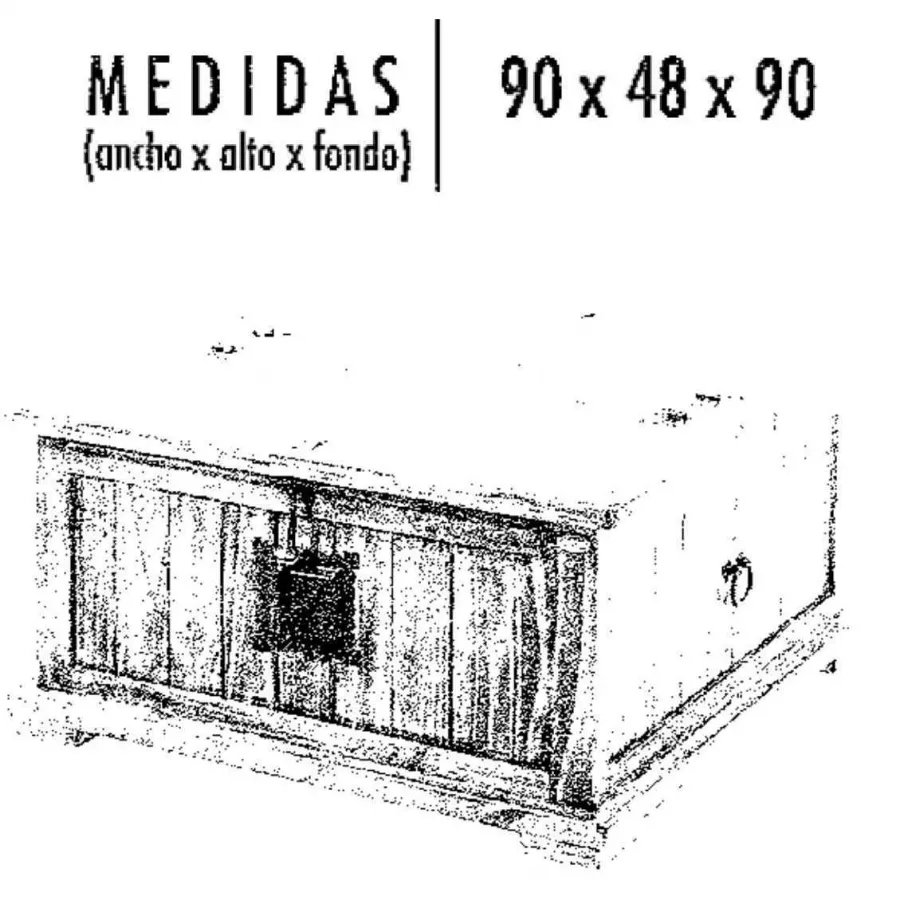Mesa arcón Mexicano varias medidas