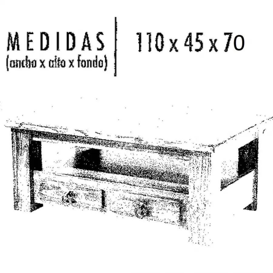 Arcón recto Mexicano varias medidas