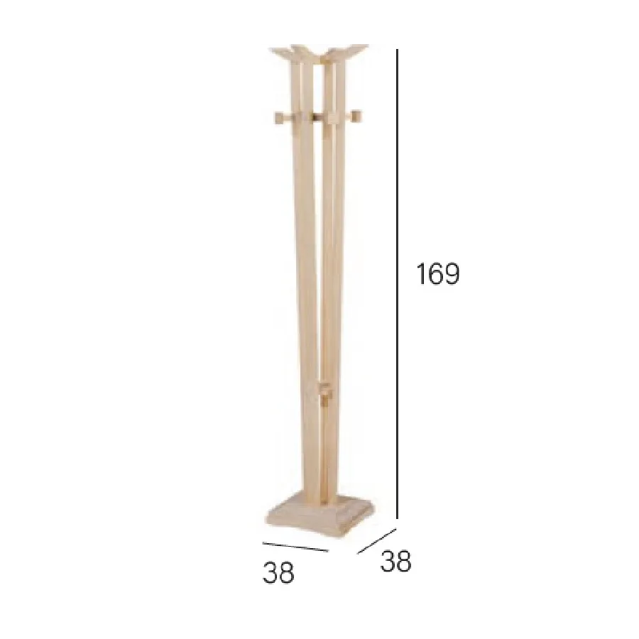 Perchero moderno madera 