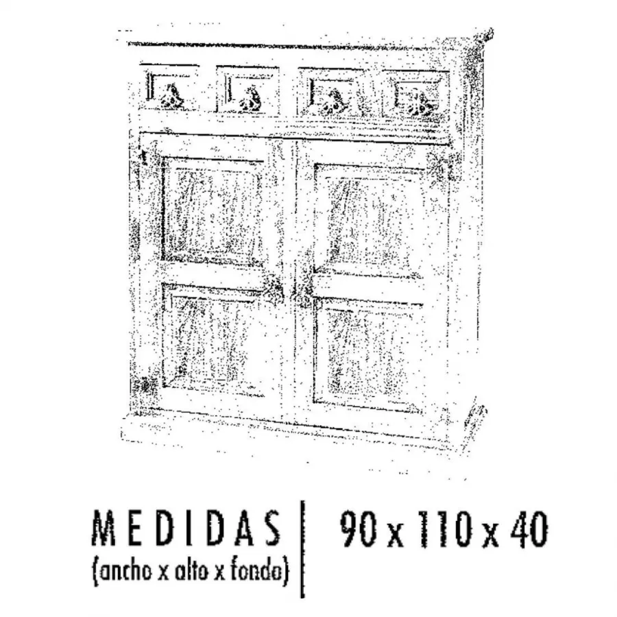 Arcón recto Mexicano varias medidas