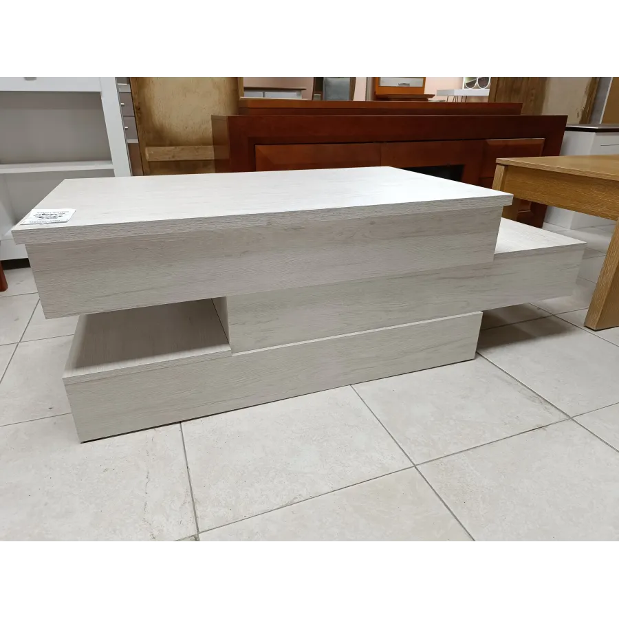 Mesa centro elevable 130x55 cm.