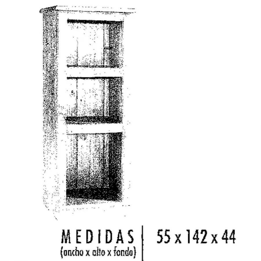 Estantería baja Mexicano seis bazares