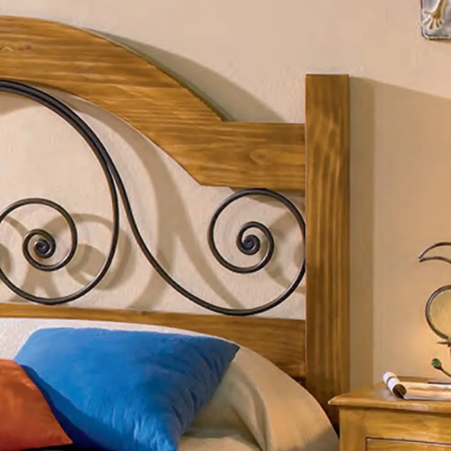MUEBLES DE DORMITORIO ESTILO RUSTICO MEXICANO EN MÁLAGA