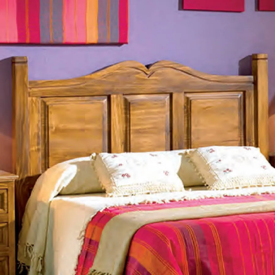 MUEBLES DE DORMITORIO ESTILO RUSTICO CON COMODA EN MUEBLEDESCANSO.COM