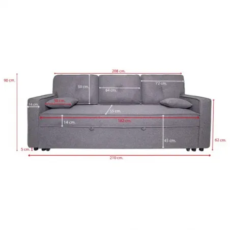 Sofa cama 2,10 metros