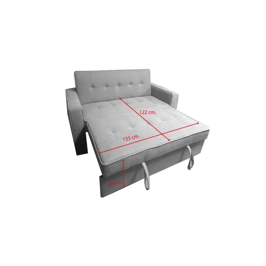 Sofá cama Rol 165 cm.