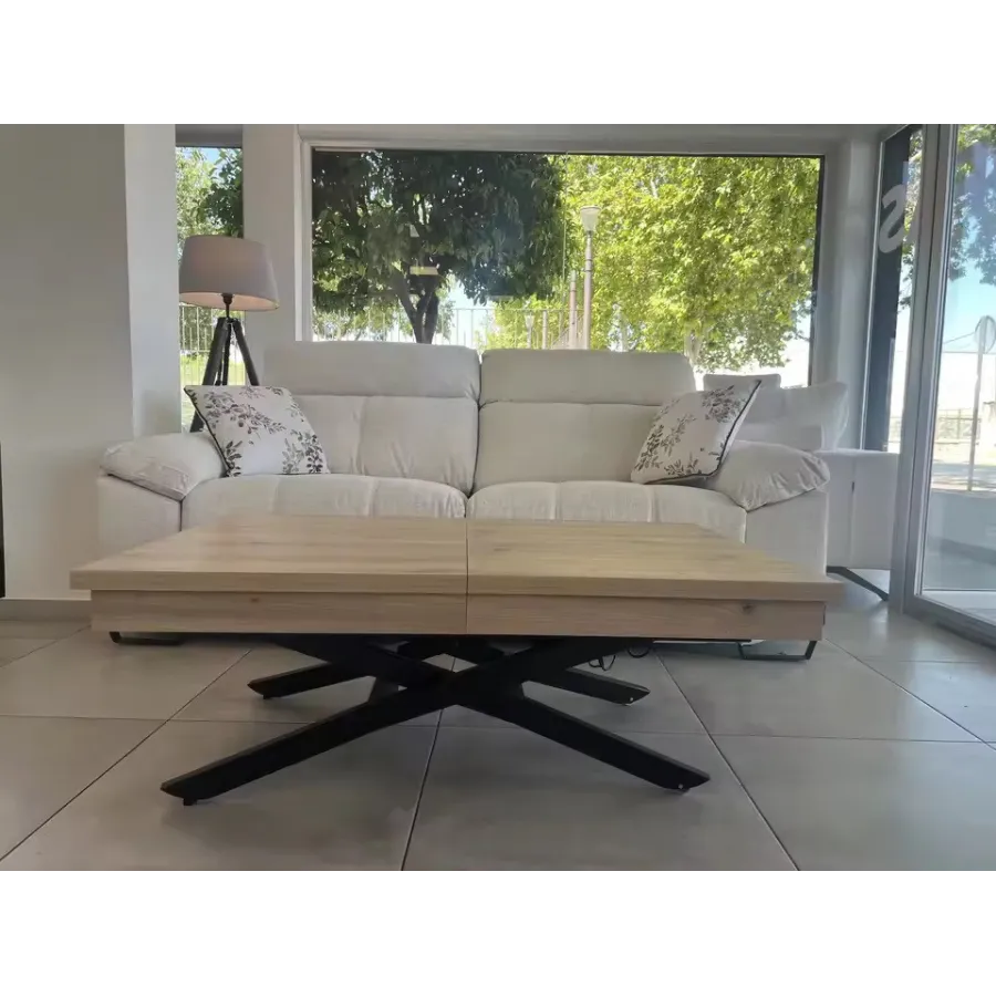 Mesa motor elevable long sincro extensible melamina