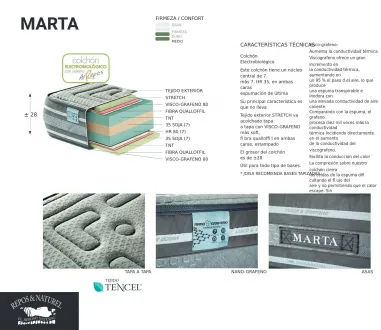 Colchón Marta de Joisa Repos&Naturel