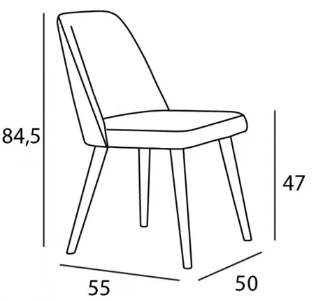 Silla Nantes de Carabassi en muebledescanso.com