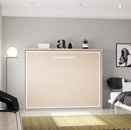 Cama abatible horizontal Sincronizada en Mueble Descanso El Viso