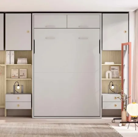 Cama abatible LUR vertical en Mueble Descanso Málaga