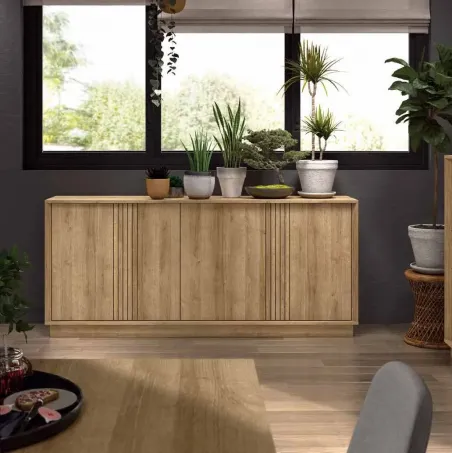 Aparador Líneas Aire 4p 212 cm.