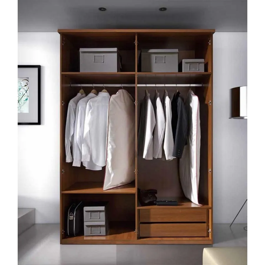 Armario puertas abatibles diseño clásico grandes dimensiones