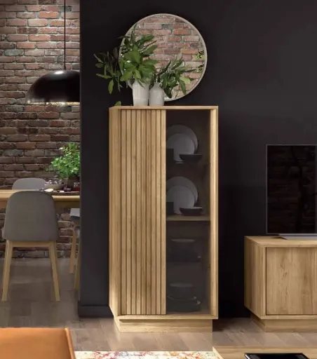 Vitrina 1P Líneas cristal Aire