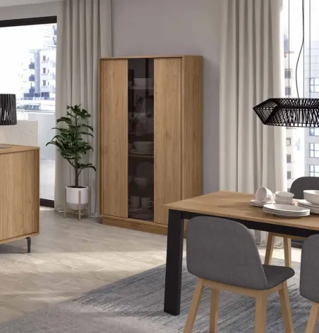 Vitrina 2P Líneas cristal Aire