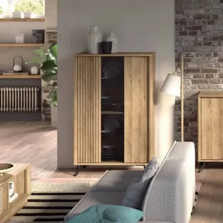 Vitrina 2P Líneas cristal Aire