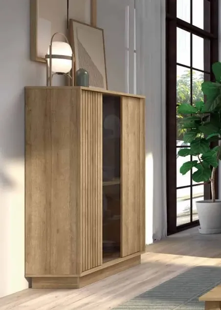 Vitrina 2P Líneas cristal Aire