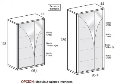 Vitrina 2P Forma Aire