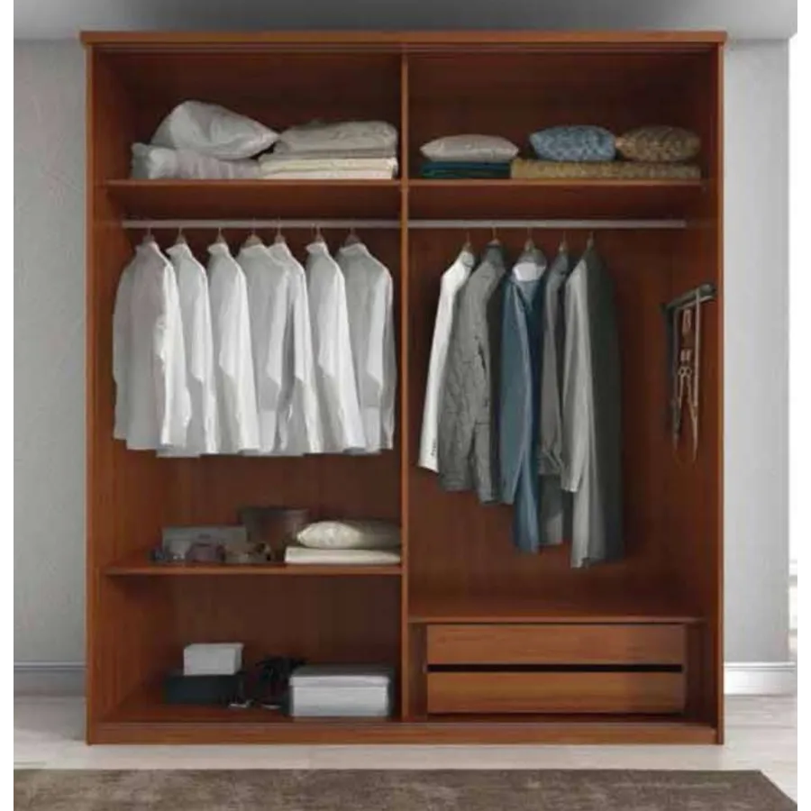 Armario con dos puertas corredera con colores y puertas a elegir