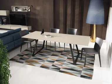 Mesa comedor extensible Iconic metal