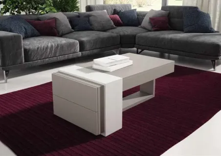 Mesa centro elevable Iconic cajones